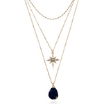 Three Layer Star & Druzy