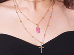 Three Layer Crystal Cross