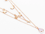 Double Layer Celestial Gem Necklace