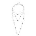 Star Studded Three Layer Necklace
