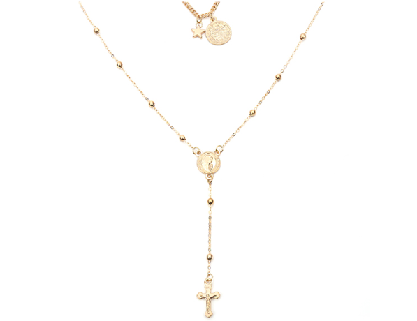 Multi Layer Cross Necklace
