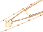 Multi Layer Cross Necklace